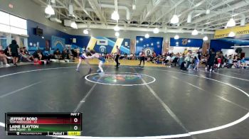 145 lbs Placement (16 Team) - Jeffrey Bobo, Team Barracuda vs Laine Slayton, Bomb Squad