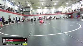 285 lbs Cons. Round 2 - Nathan Coley, King vs Brady Griffin, Drury