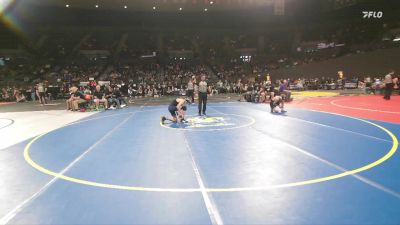 3A Boys 106 lbs Cons. Round 2 - Gabriel Bernardino, Sutherlin Boys vs Angel Madrigal, Riverside (Boardman) Boys