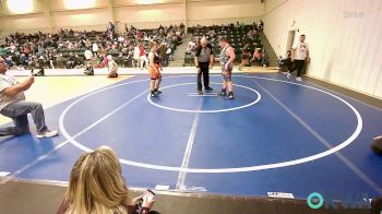 130-140 lbs Rr Rnd 4 - Ace Coker, Spiro vs Jason Cantrell, Roland Youth League Wrestling