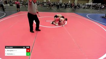 132 lbs Quarterfinal - Luke Burgess, 3F Wrestling vs Titus Nichols, All In