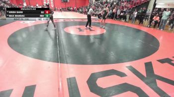 126 lbs Champ. Round 1 - Krish Sahu, Grayslake (CENTRAL) vs Max Mandac, New Lenox (PROVIDENCE CATHOLIC)