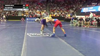 2A-132 lbs Cons. Round 5 - Eli Edfors, Central DeWitt vs Mason Avila, Decorah