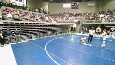 66 lbs Champ. Rd Of 16 - McCoy Knight, Sanderson Wrestling Academy vs Cash Burns, Midway WC
