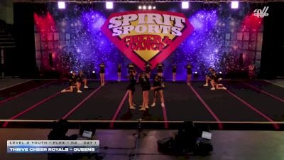 Thrive Cheer Royals - Queens [2026 L2 Youth - Flex - D2 Day 1] 2026 Spirit Sports Colorado Springs Nationals
