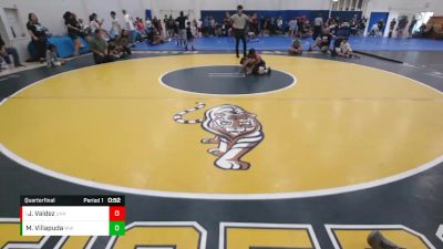 60 lbs Quarterfinal - Juliana Valdez, Unattached vs Maximus Villapuda, Wright WA