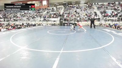 U23 Women - 50 lbs Champ. Round 2 - Alexsys Jacquez, CO vs Diana Gonzalez, CA