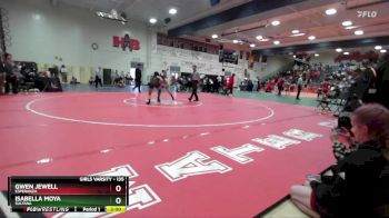 135 lbs Champ. Round 3 - Isabella Moya, Sultana vs Gwen Jewell, Esperanza