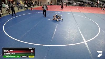 105 lbs Semis & 1st Wrestleback (8 Team) - Wyatt Britz, Foley vs David Bauer, Hastings