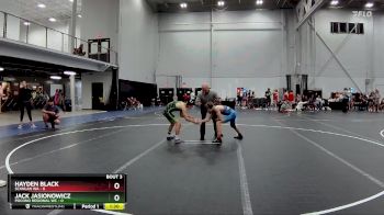 106 lbs Placement (4 Team) - Jack Jasionowicz, Pocono Regional WC vs Hayden Black, Scanlan WA