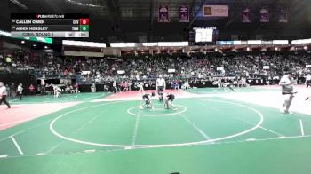 114 lbs Cons. Round 5 - Aiden Hensley, TWM1 vs Callen Owen, COV3