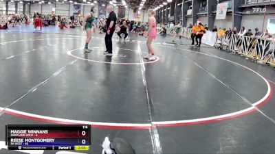 116 lbs Rd# 4- 12:45pm Friday - Reese Montgomery, PA WEST vs Maggie Winnans, Maryland Gold