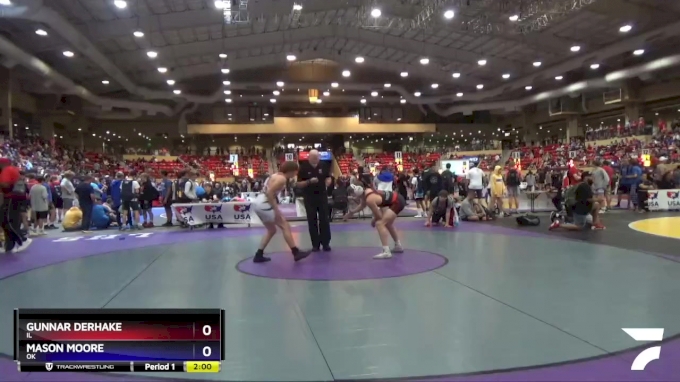 152 lbs Champ. Round 1 - Gunnar Derhake, IL vs Mason Moore, OK