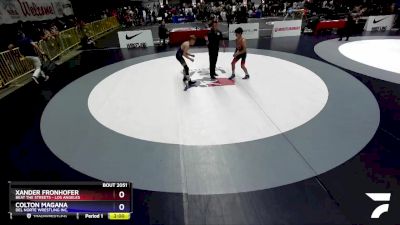 106 lbs Semifinal - Xander Fronhofer, Beat The Streets - Los Angeles vs Colton Magana, Del Norte Wrestling Inc.