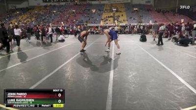 285 lbs Quarters & 1st Wb (16 Team) - John Pardo, Pennsylvania vs Luke Rasmussen, South Dakota State