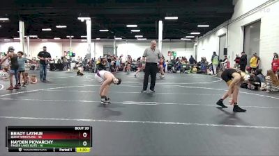 100 lbs Round 5 (8 Team) - Hayden Piovarchy, Finger Lakes Elite vs Brady Layhue, Quest Wrestling