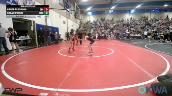 64-67 lbs Rr Rnd 2 - Asher Ruehman, Claremore Wrestling Club vs Nolan Pierce, Verdigris Youth Wrestling