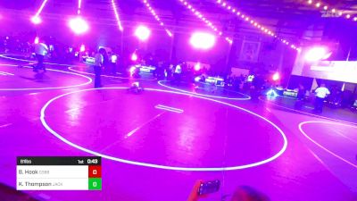 61 lbs Rr Rnd 3 - Bastian Hook, Cobbler Kids Wrestling vs Kailos Thompson, Jackson County Wrestling