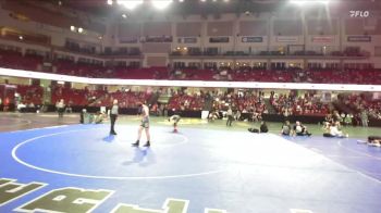 132 lbs Cons. Round 2 - Caleb Garner, Eagle vs Xander Huber, Eagle