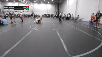 113 lbs Round 3 (4 Team) - Daniel Canas, Maryland Mallets vs James Lemmis, South Side WC Blue