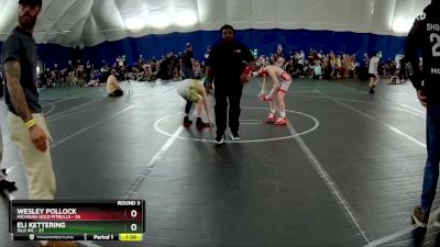 92 lbs Round 3 (3 Team) - Eli Kettering, Silo WC vs Wesley Pollock, Michigan Gold Pitbulls