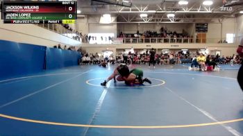 165 lbs Round 4 (6 Team) - Jaden Lopez, Big Bend Community College vs Jackson Wilkins, Northeast Oklahoma