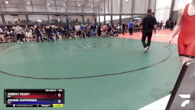 150 lbs Cons. Round 2 - Jeremy Frady, WA vs Adonis Hammonds, WA