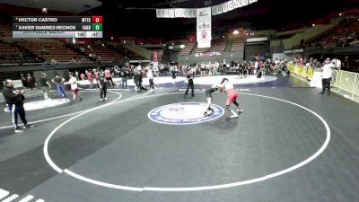120 lbs 5th Place Match - Xavier Ramirez-Recinos, California Grapplers vs Hector Castro, World Team Training Center