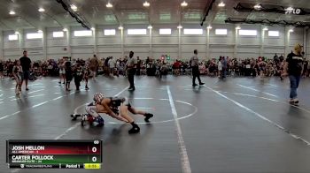 60 lbs Finals (2 Team) - Josh Mellon, All American vs Carter Pollock, Brawler Elite