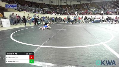 49 lbs Consi Of 16 #2 - Hank Deckard, R.a.w. vs Keaton Gregory, Vian Wrestling Club