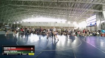 97 lbs Round 2 (4 Team) - Porter Swan, Idaho 1 vs Nixon Canfield, Sanderson Wrestling Academy