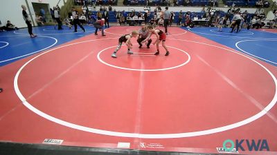 60 lbs 3rd Place - Grayson Simpson, Hilldale Youth Wrestling Club vs Bo Ely, Warner Eagles Youth Wrestling