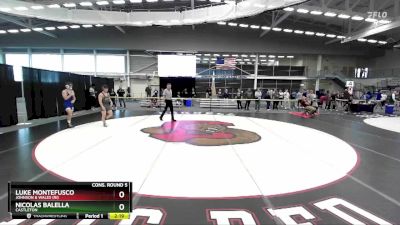 149 lbs Cons. Round 5 - Luke Montefusco, Johnson & Wales (RI) vs Nicolas Balella, Castleton