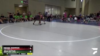 175 lbs Round 3 (6 Team) - Brian Battles, BHWC/ Florida Supreme vs Michael Thompson, Funky Boyz