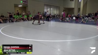 175 lbs Round 3 (6 Team) - Brian Battles, BHWC/ Florida Supreme vs Michael Thompson, Funky Boyz