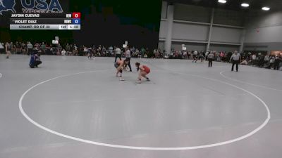 115 lbs Champ. Rd Of 32 - Violet Diaz, Big Game Wrestling Club vs Jaydin Cuevas, Betterman Elite Wrestling