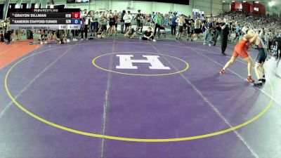 175 lbs Champ. Round 2 - Graydn Sillman, Northwest Takedown Wrestling vs Kameron Stafford-Turner, Ground Zero Wrestling