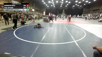 78 lbs Consi Of 4 - Gunnison Mutz, Pueblo West Storm vs Cael Spitzer, Southwest Hammers
