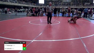 150 lbs Round Of 16 - Trey Thebarge, Virginia Beach vs Andy Kokoski, Sioux Falls