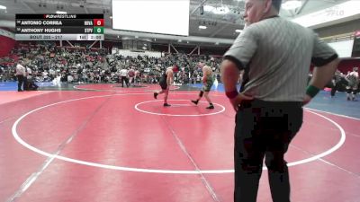 217 lbs Champ. Round 2 - Antonio Correa, Hoopa Valley vs Anthony Hughs, St. Patrick-St. Vincent