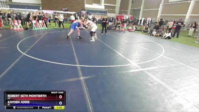 215 lbs Champ. Round 1 - Robert Seth Montierth, UT vs Kayden Addis, ID