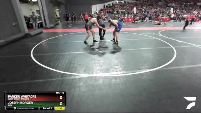 240 lbs Cons. Round 2 - Joseph Korger, LAW vs Parker Whitacre, West Salem Bangor