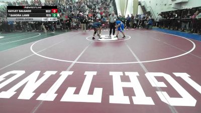165 lbs Consolation - Kayley Salgado, Worcester Tech vs Sanora Lamb, Putnam