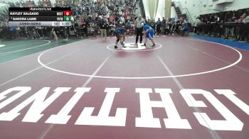 165 lbs Consolation - Kayley Salgado, Worcester Tech vs Sanora Lamb, Putnam