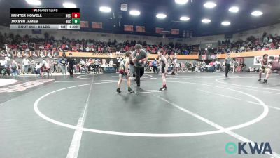 80 lbs Consolation - Hunter Howell, Norman Grappling Club vs Jaxsyn James, Norman Grappling Club