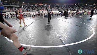 98 lbs Round Of 16 - Zoie Gregory, Tulsa Blue T Panthers vs Kimberly Emmons, Grove Takedown Club