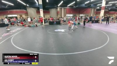 117 lbs Semifinal - Austin Wood, Apex Grappling Academy vs Ian Robey, Fitness Fight Factory Wrestling Club