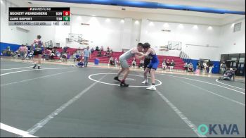 132 lbs Consi Of 4 - Beckett Wehrenberg, Bridge Creek Youth Wrestling vs Zane Seifert, Team Guthrie Wrestling