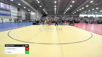 145 lbs Consi Of 16 #1 - Caleb Greenwood, OH vs Casey Liess, NY