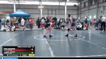 95 lbs Cons. Round 3 - Mya Howard, New Plymouth vs Aubry Scott, Black Canyon